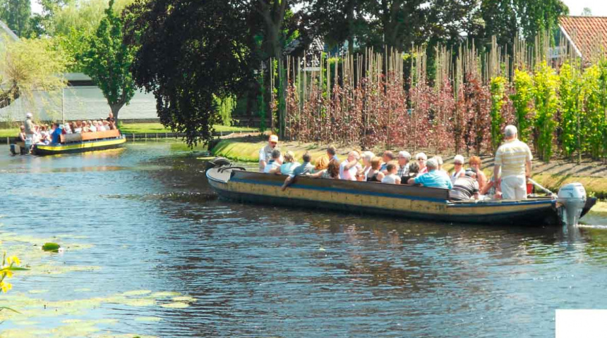 Rondvaart langs de Kwekerijen van Boskoop