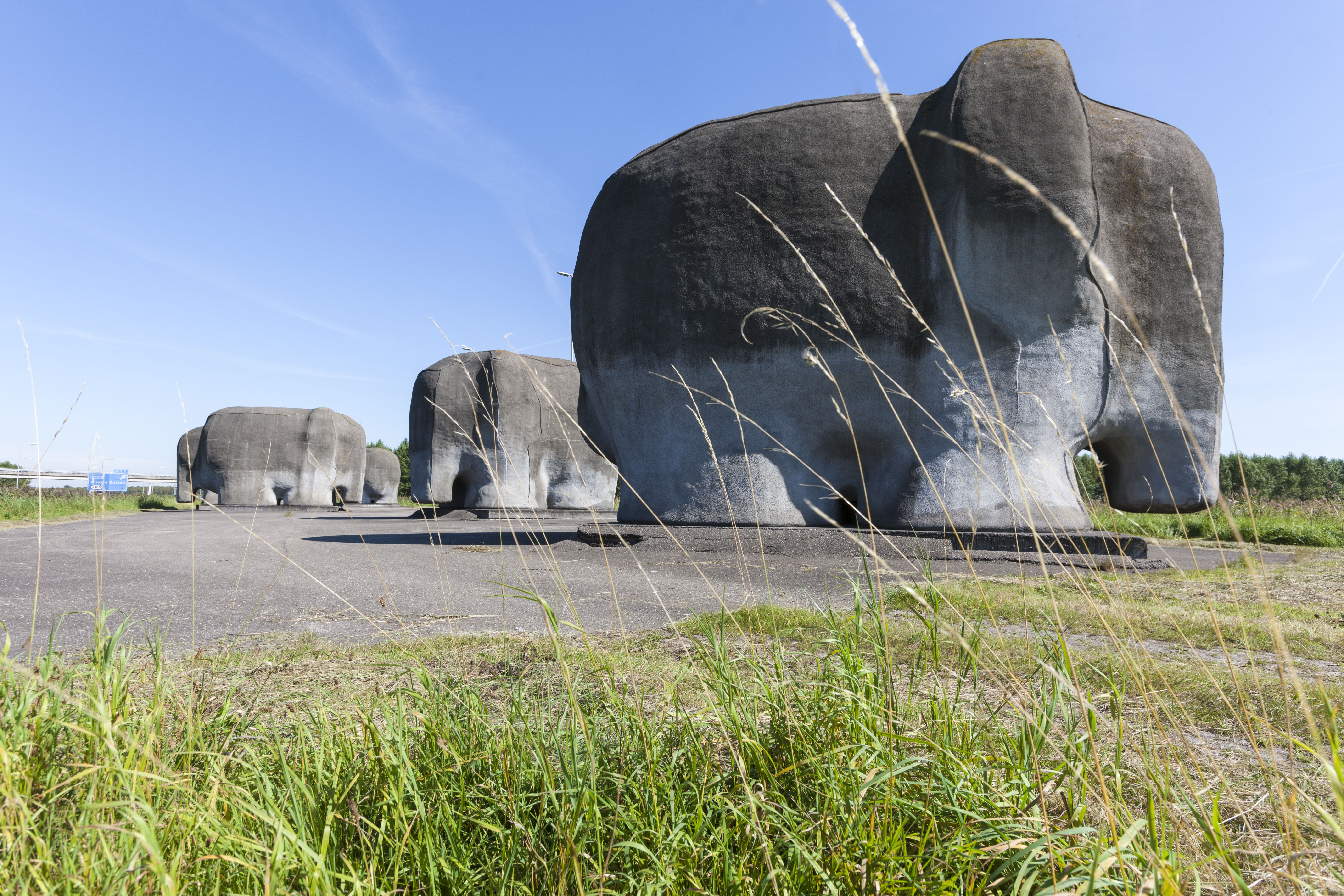 Elephants along the A6 | Visit Almere