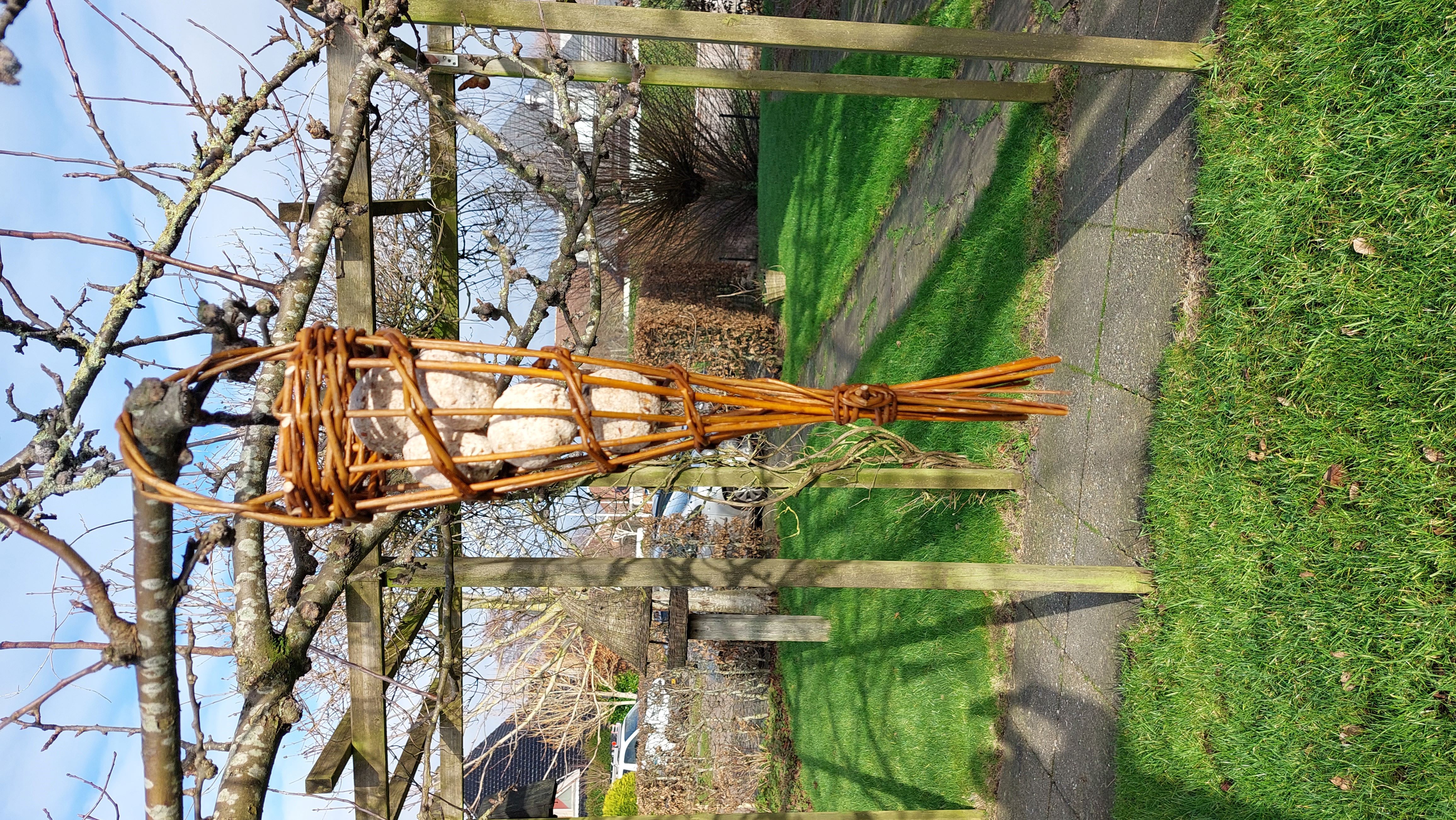 Workshop Vetbolhouder vlechten van wilgentenen