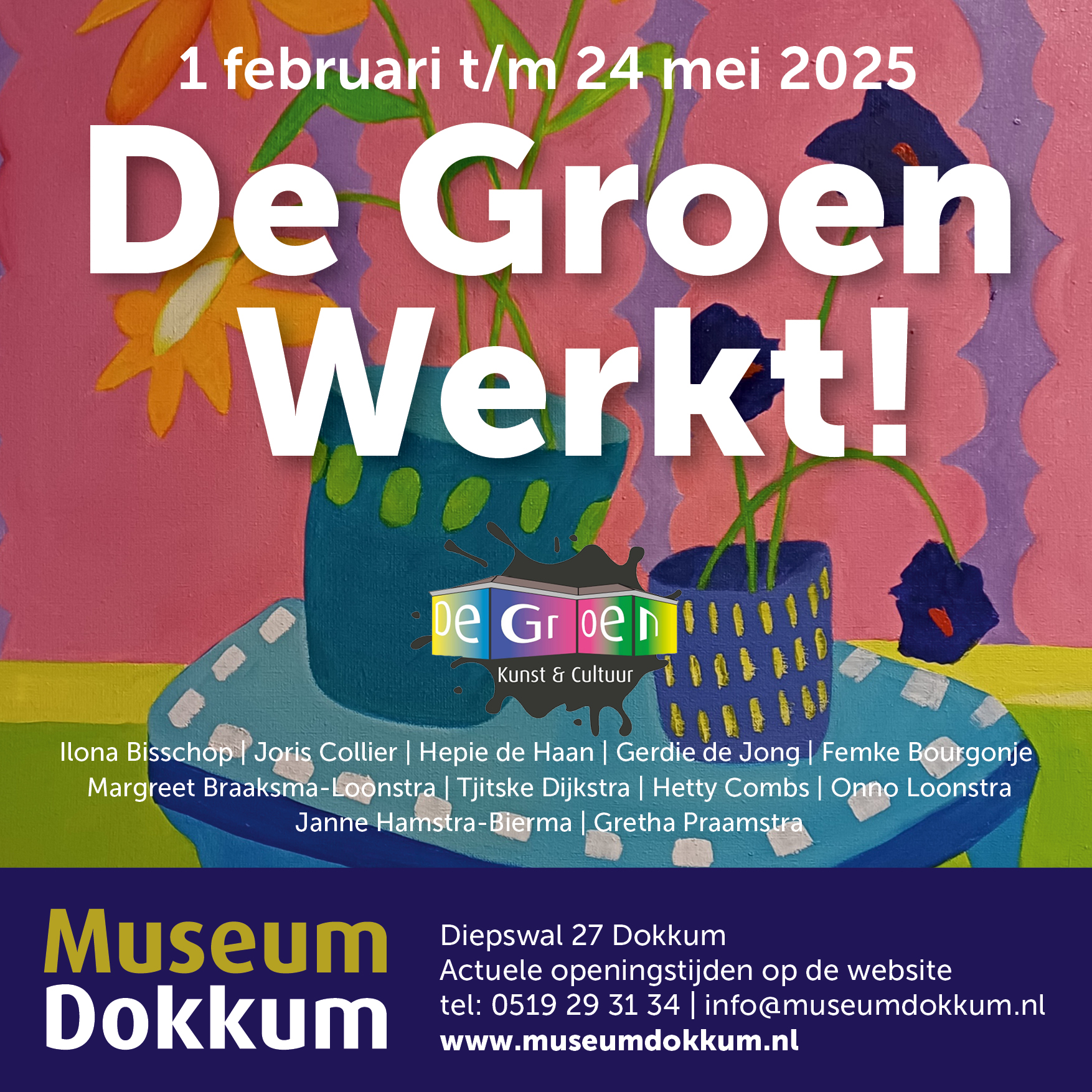 Expositie De Groen Werkt! in Museum Dokkum