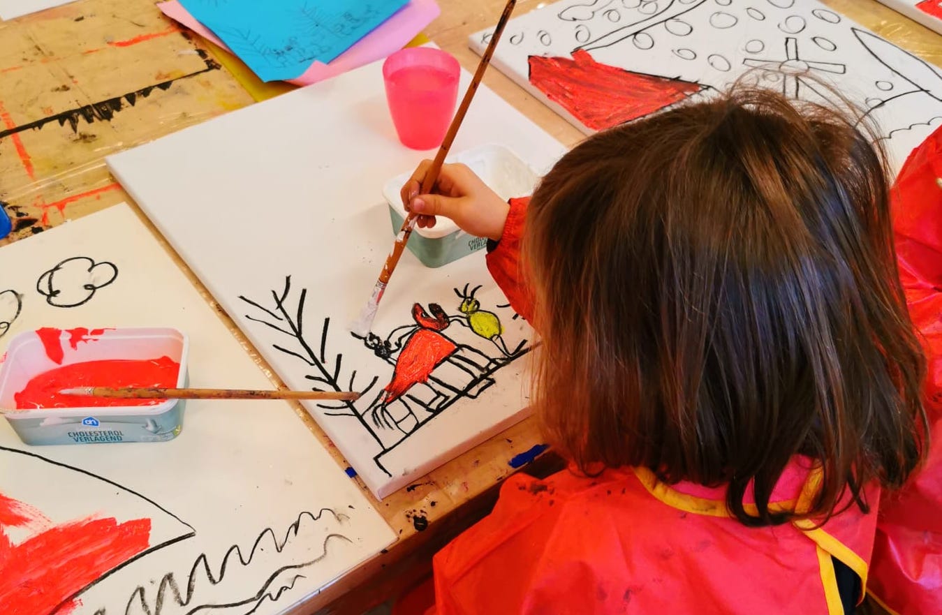 Abstract avontuur in de natuur – Vakantie-Atelier in Museum Dr8888