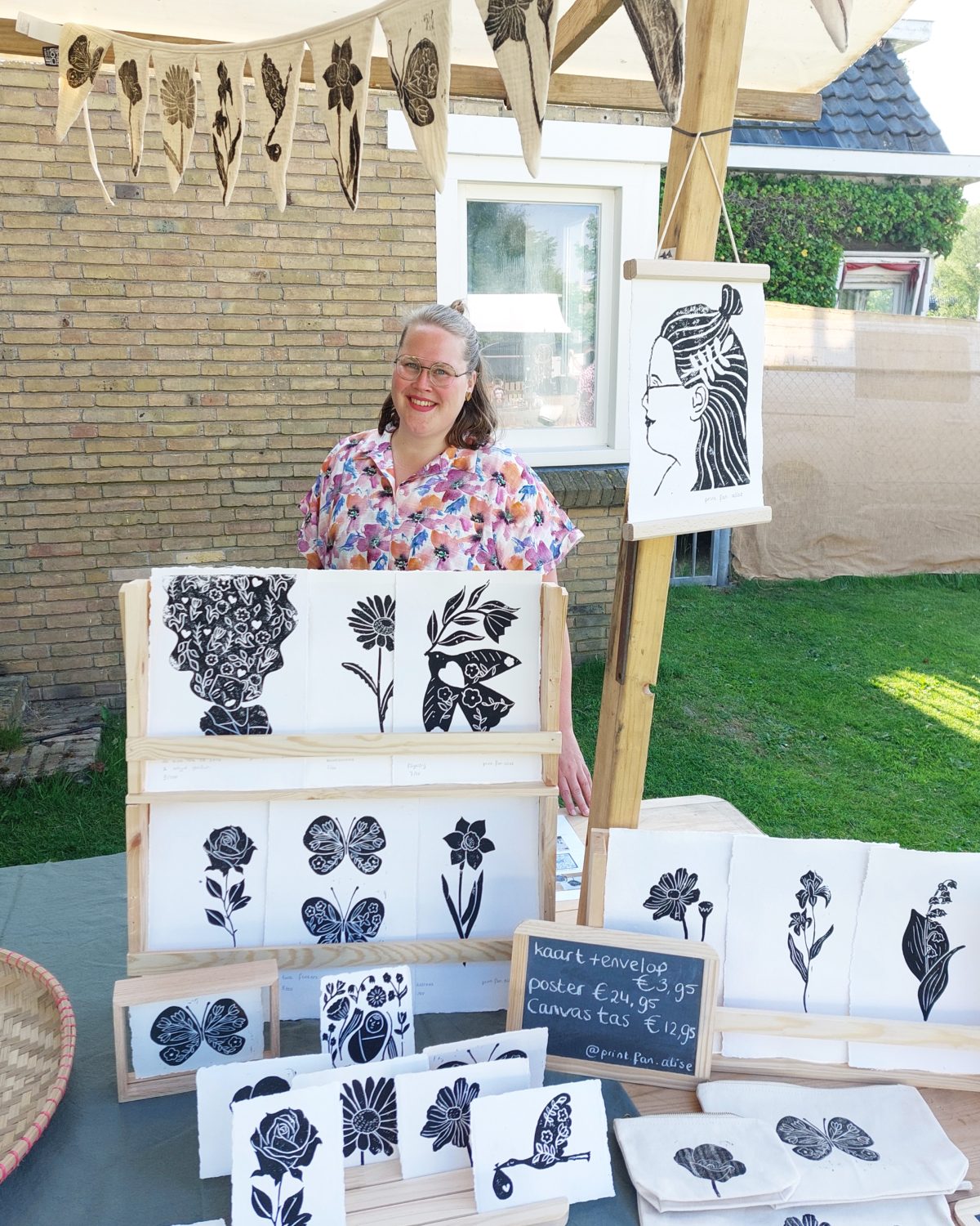 Workshop Linosnede en linodruk