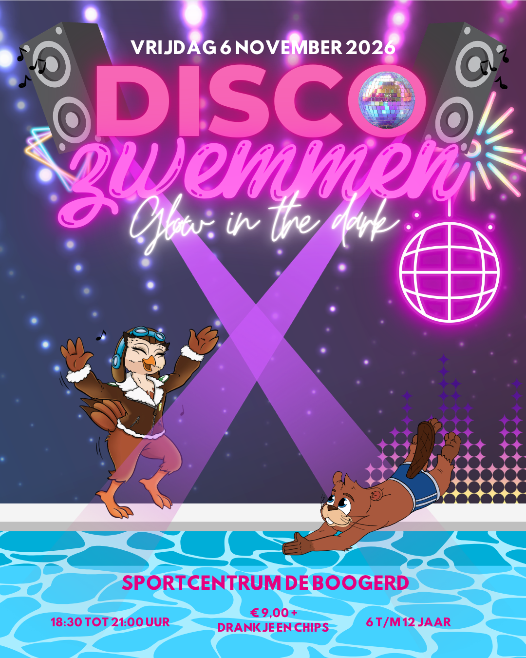 Discozwemmen - Glow in the Dark