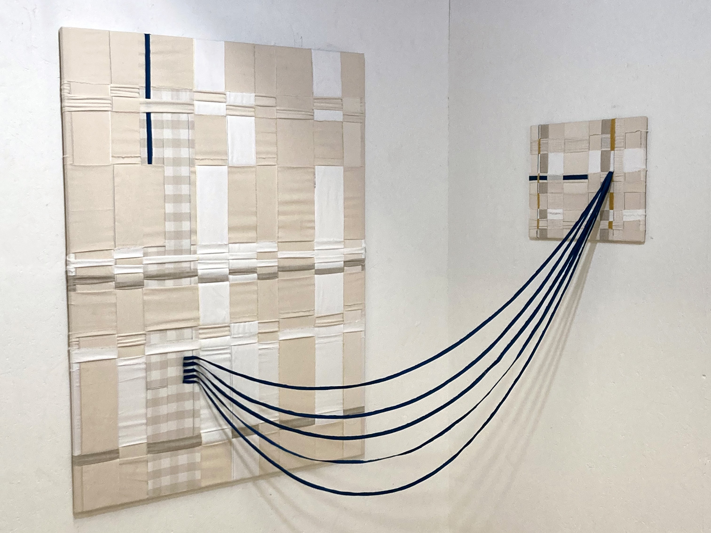 detail mixed-media installatie