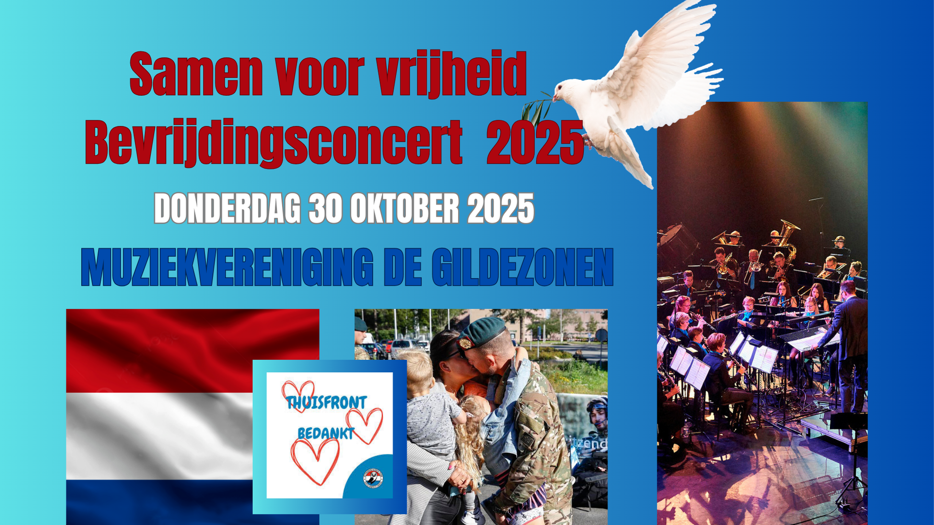 Bevrijdingsconcert: “Samen voor vrijheid”