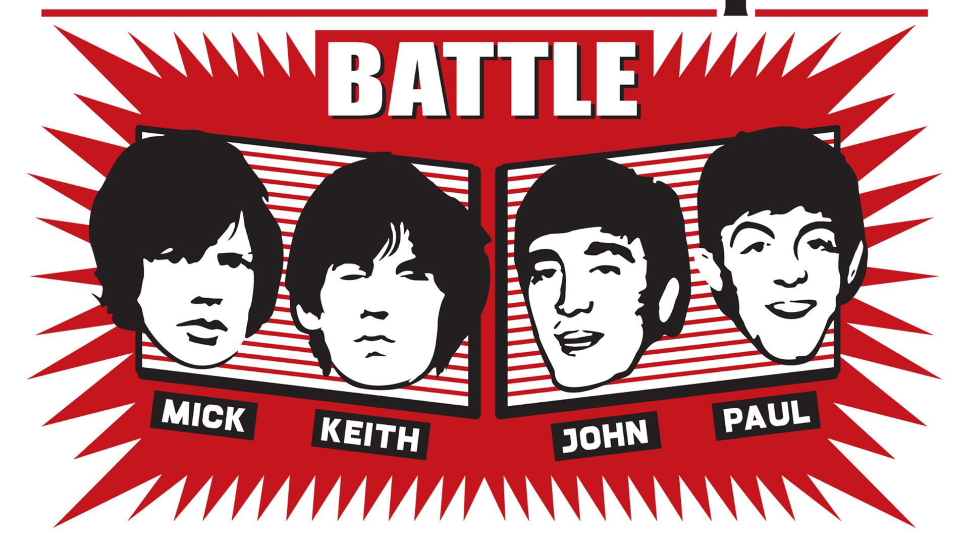 The Stones vs The Beatles Battle