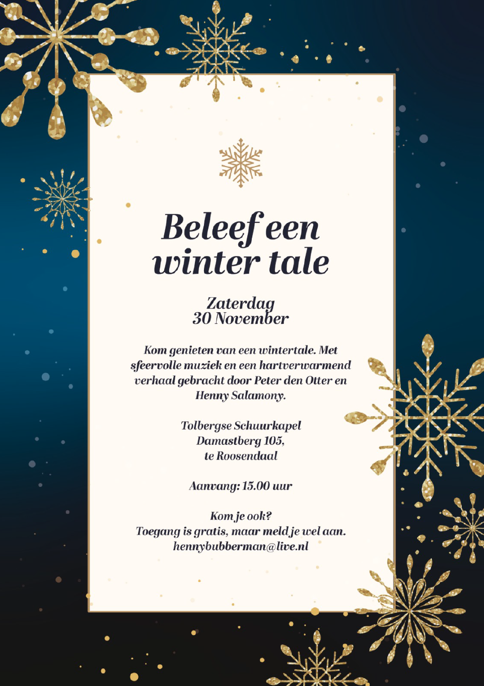 Concert in Winterse sfeer