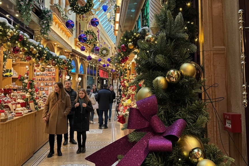 Kerstmarkt in de Passage