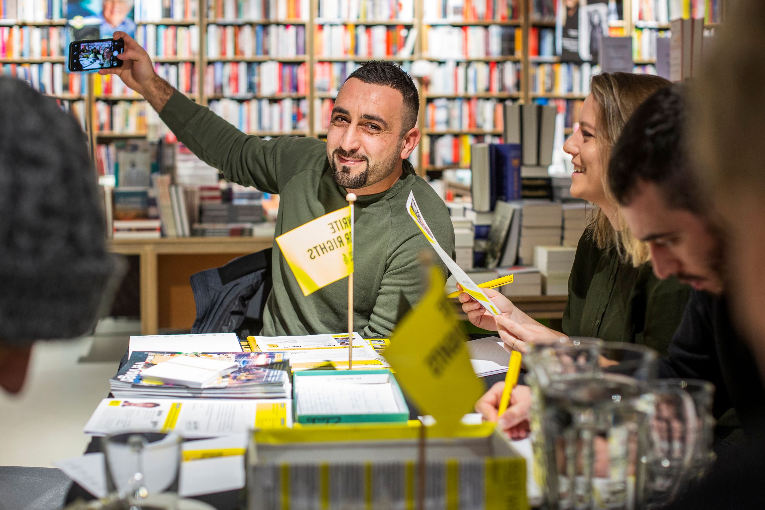 Write for Rights in pop-up tentoonstelling EKP-gebouw