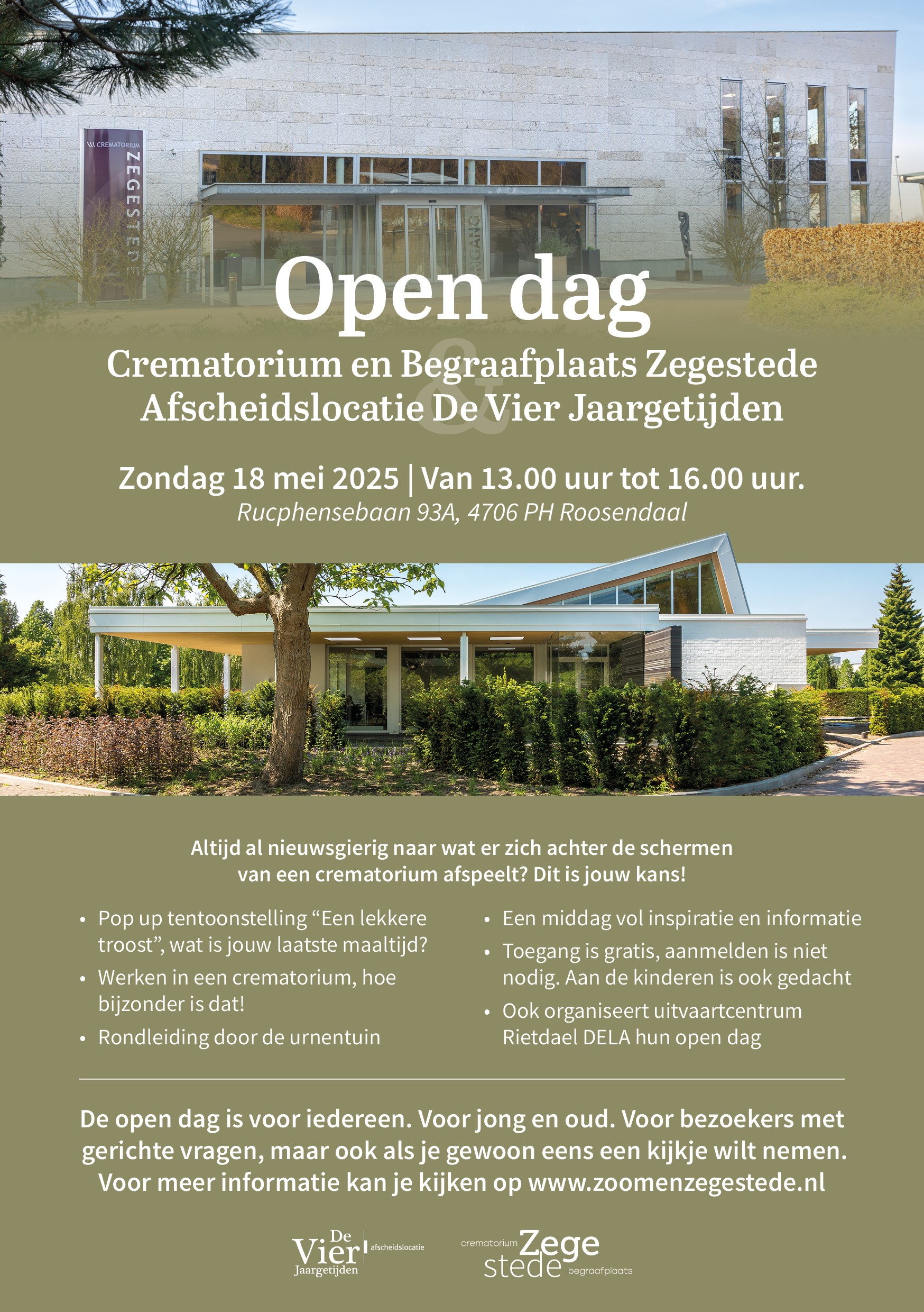 Open dag Crematorium en Begraafplaats Zegestede