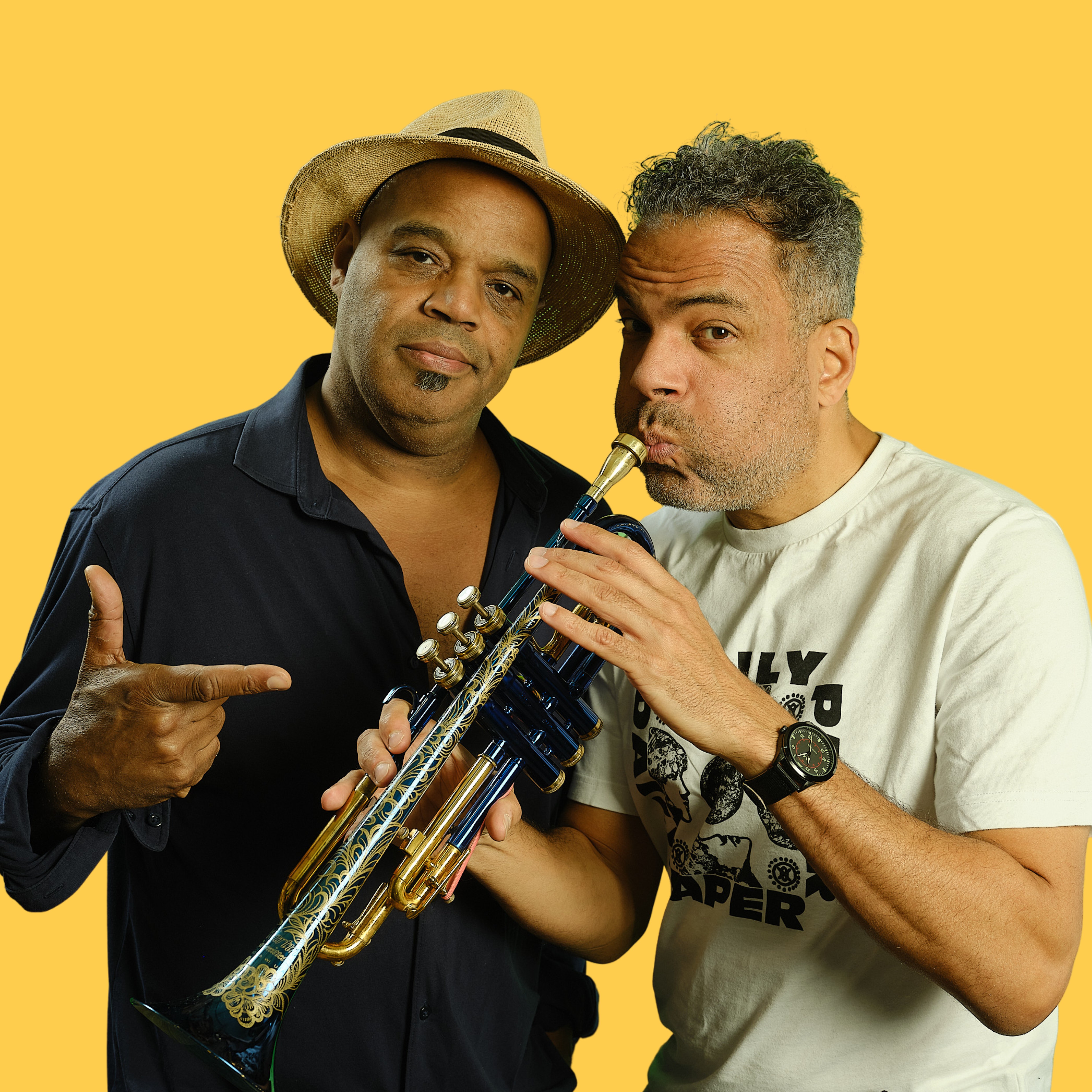 Jeffrey Spalburg en Michael Varekamp met Jazz & Jokes