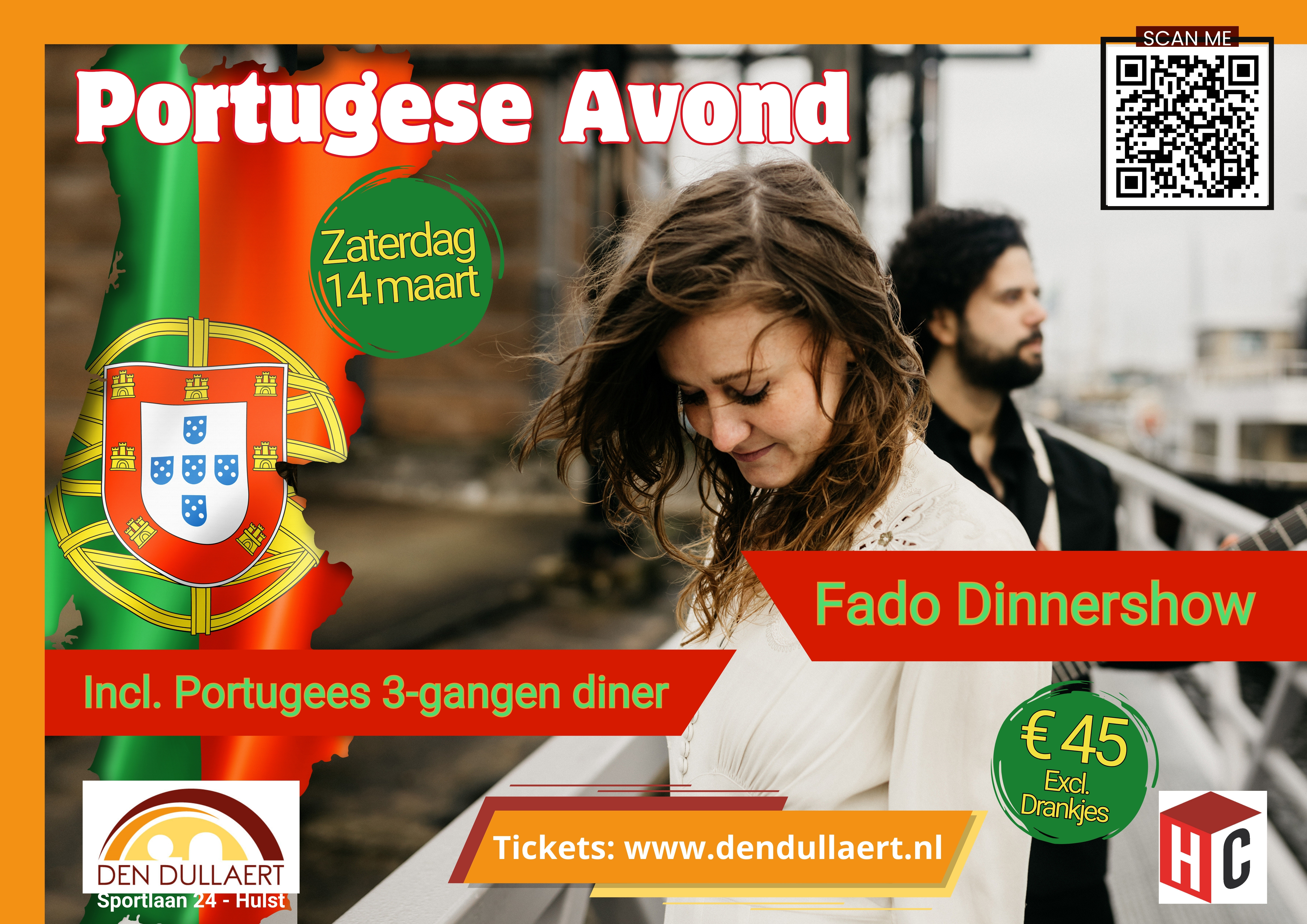 Portugese Avond, Fado Dinnershow