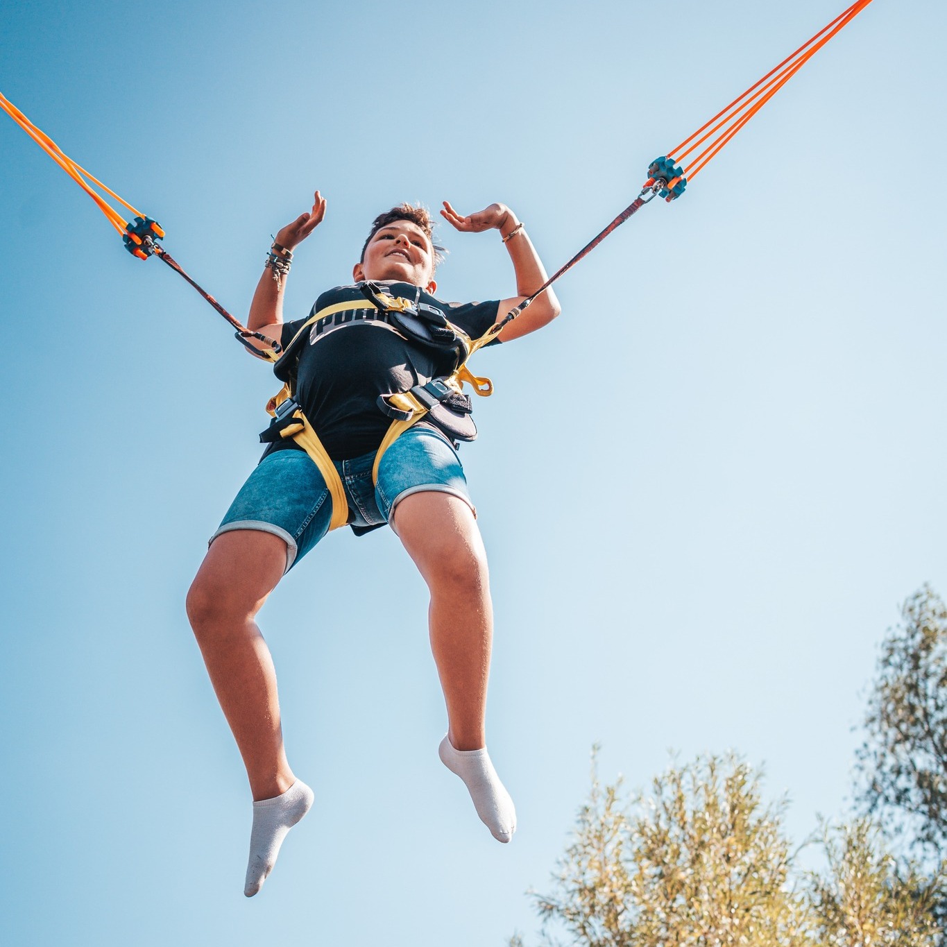 Bungee trampoline!