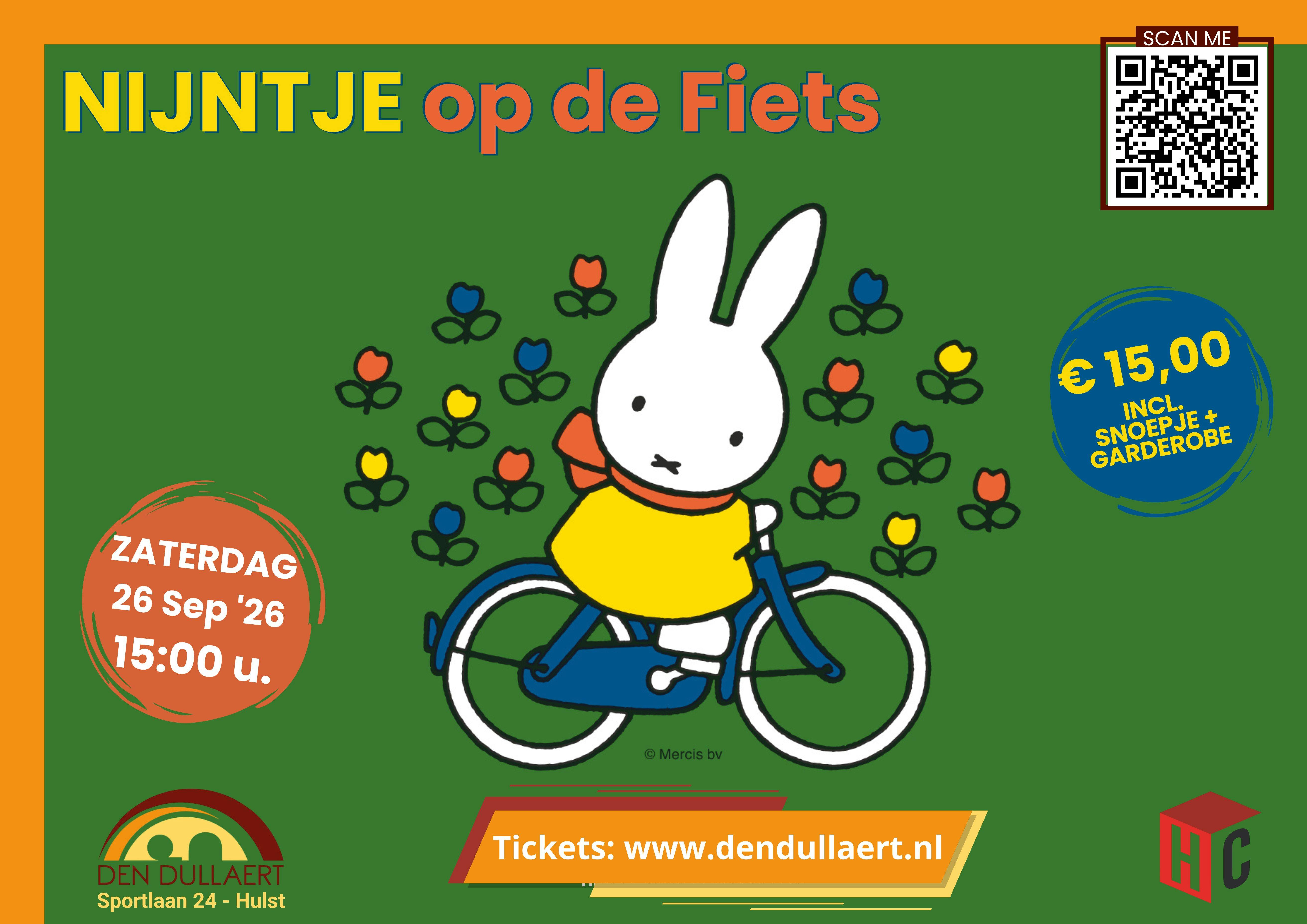 Nijntje op de fiets