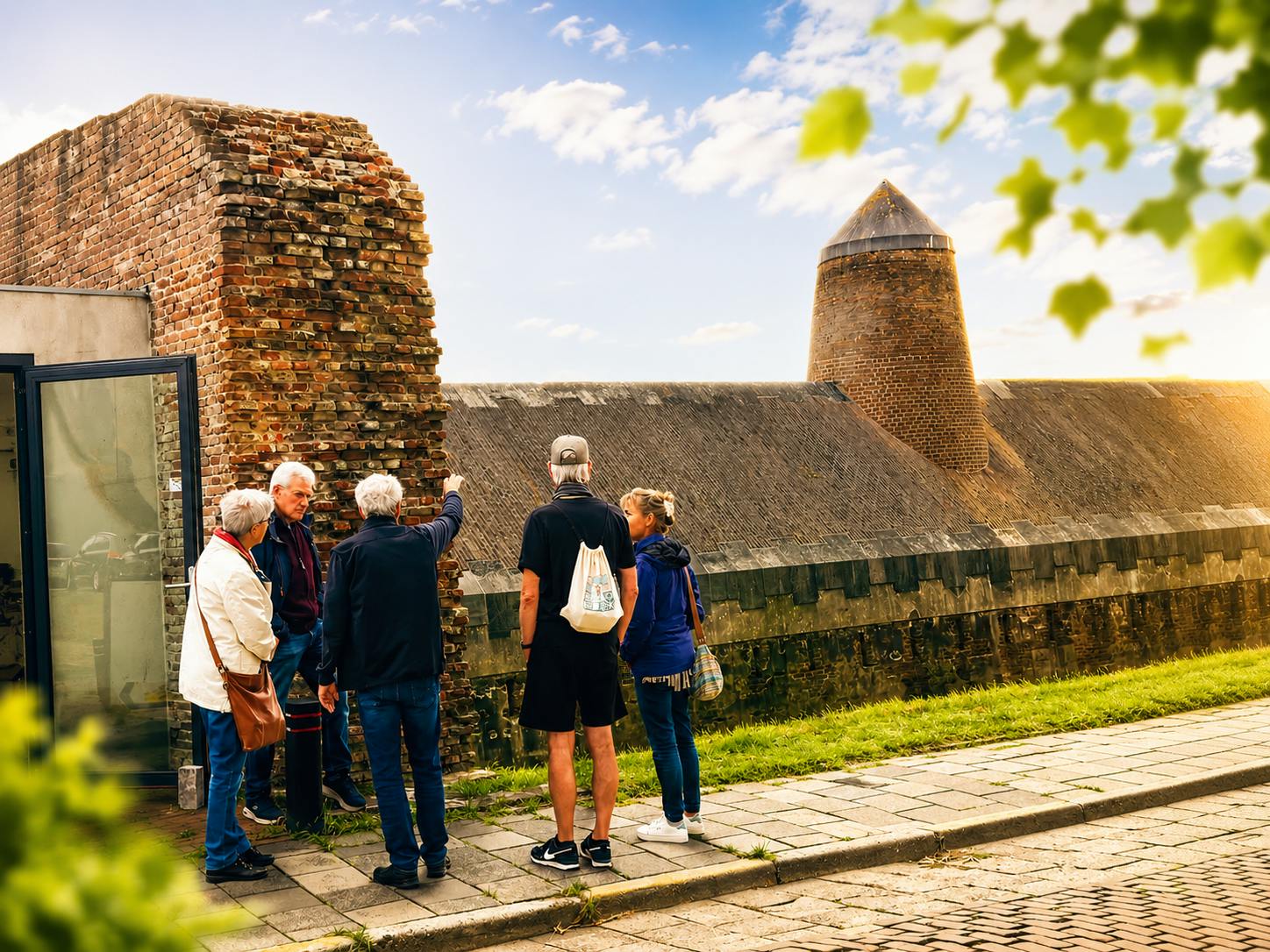 Een rondleiding bij  vestingwerk de Oostbeer in Vlissingen