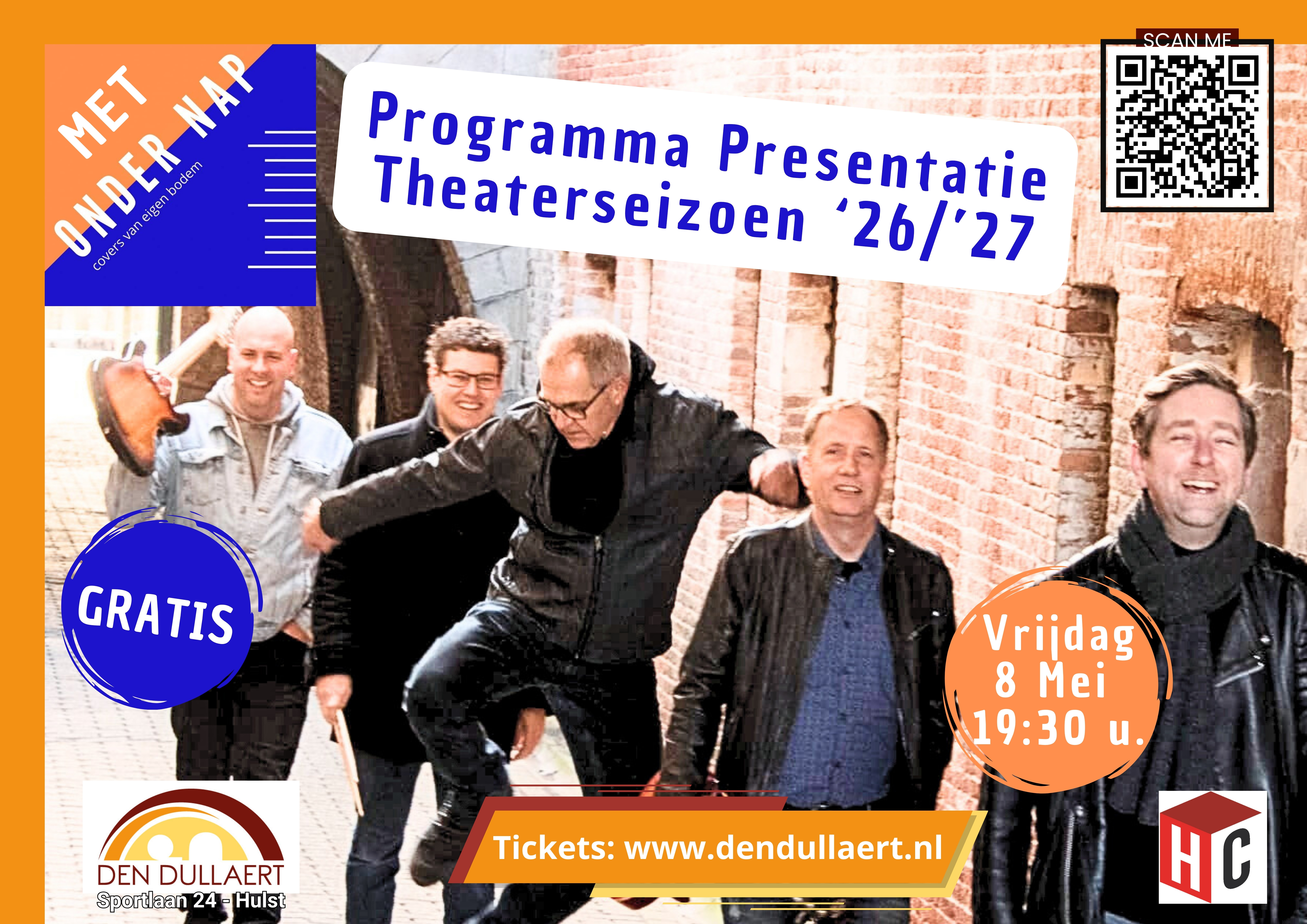 Programma Presentatie seizoen 2026-2027 Den Dullaert