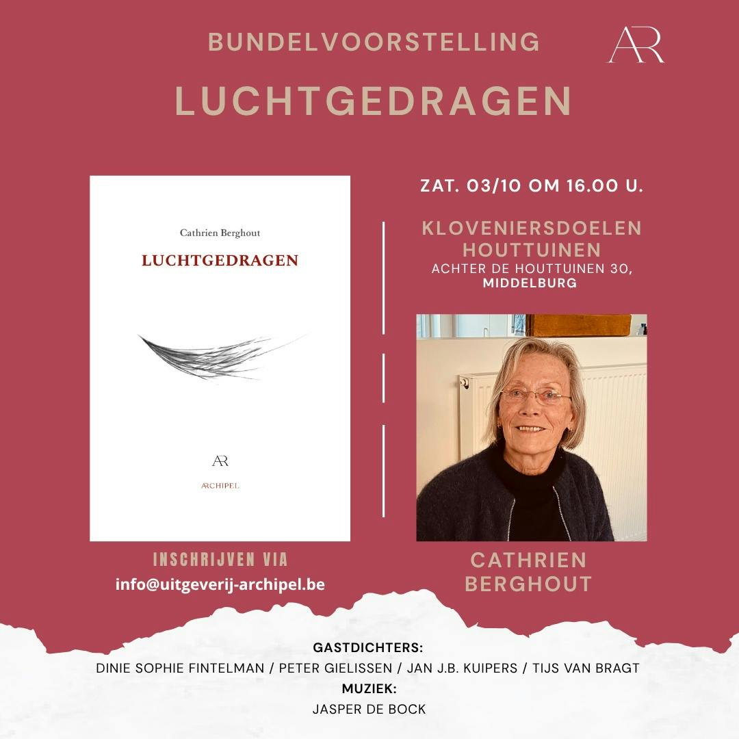 Uitnodiging Bundelvoorstelling Luchtgedragen