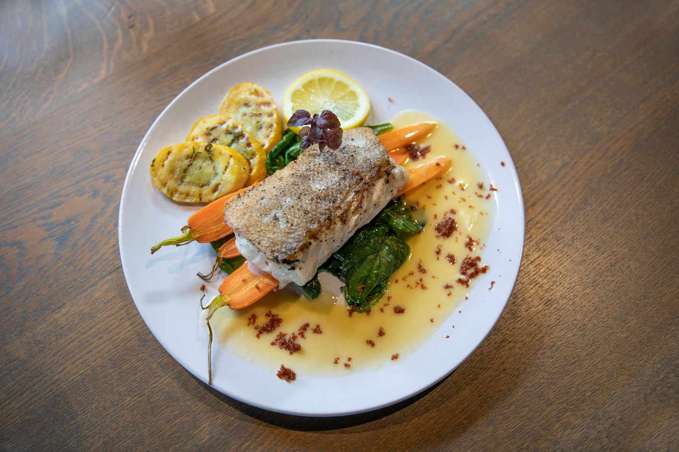 Kabeljauw met beurre blanc