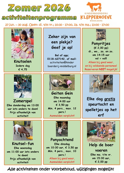 Kinderboerderij De Klepperhoeve Middelburg