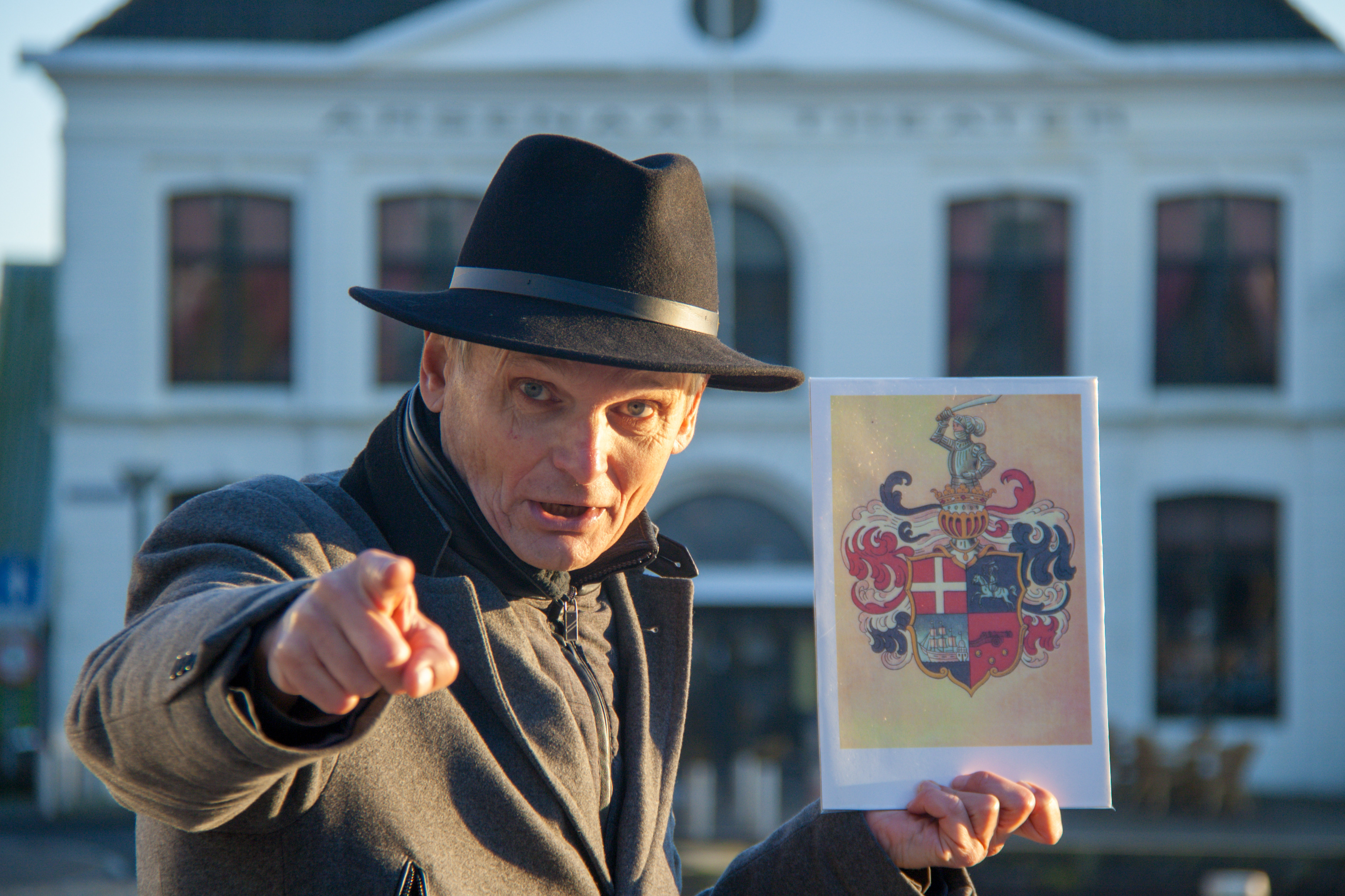 De verteller neemt je mee door de stadsgeschiedenis
