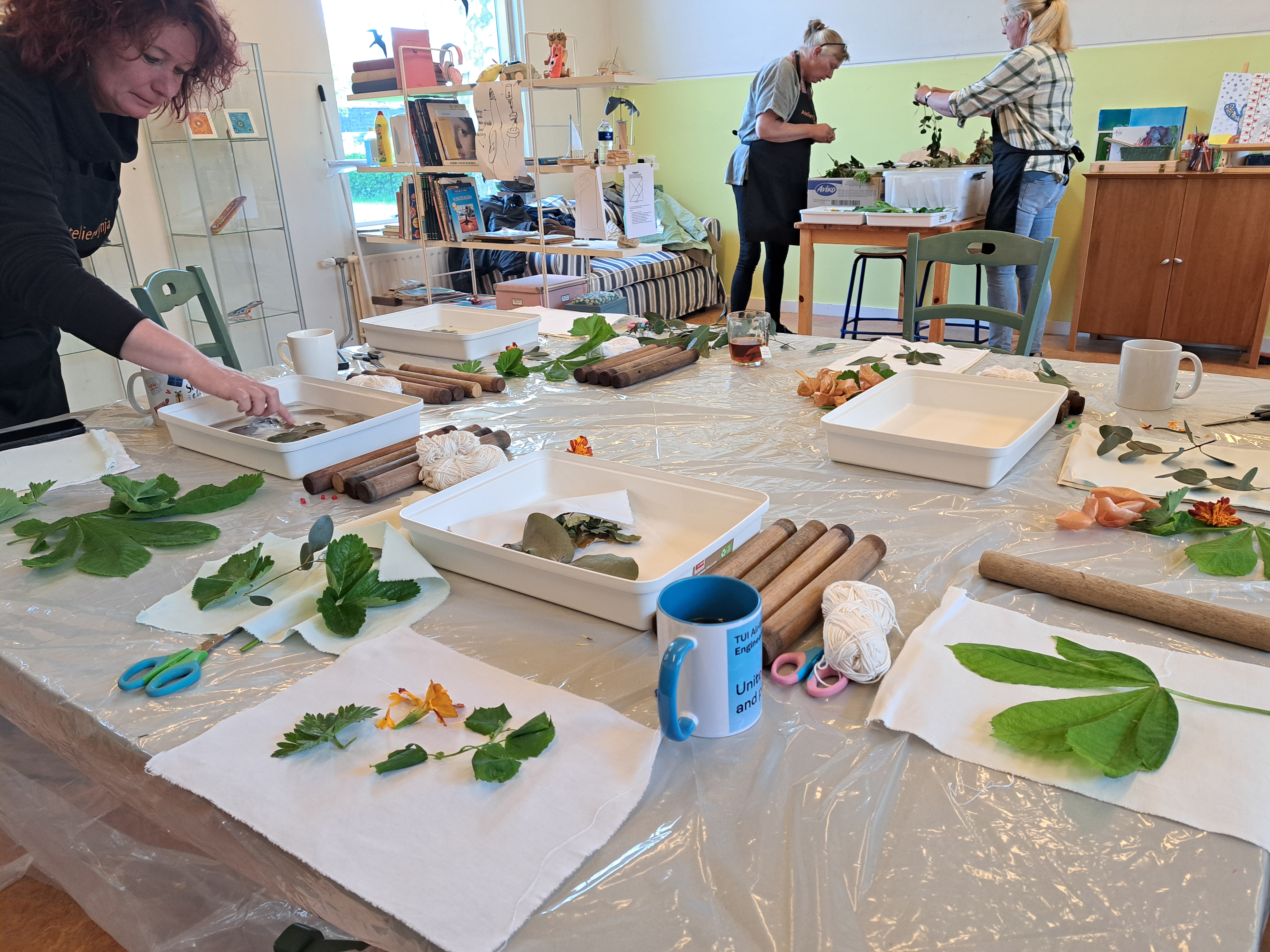 Workshop Ecoprinten - Atelier Dynja, Creatieve workshops in Zeeland