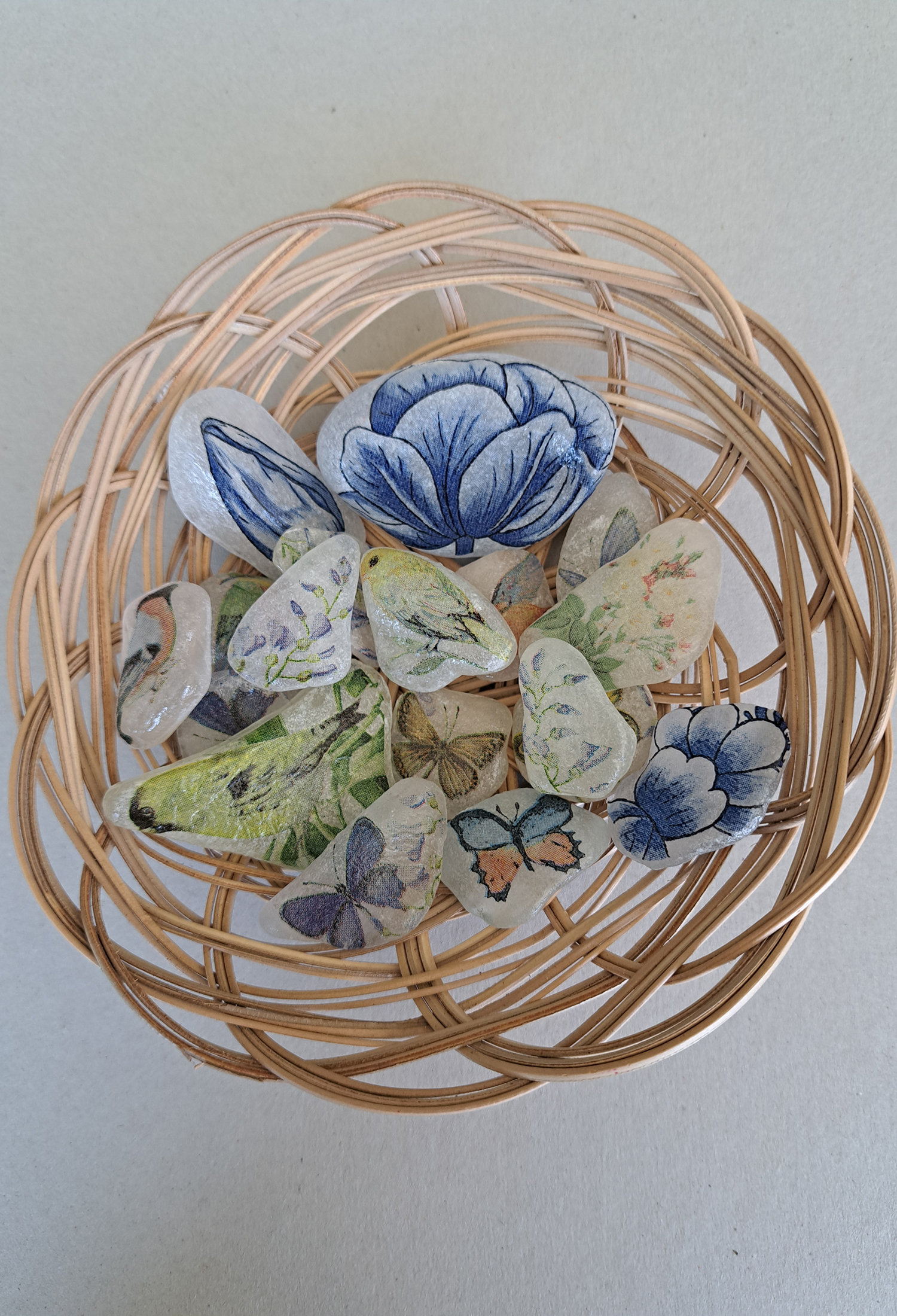 Zeeglas Decoupage