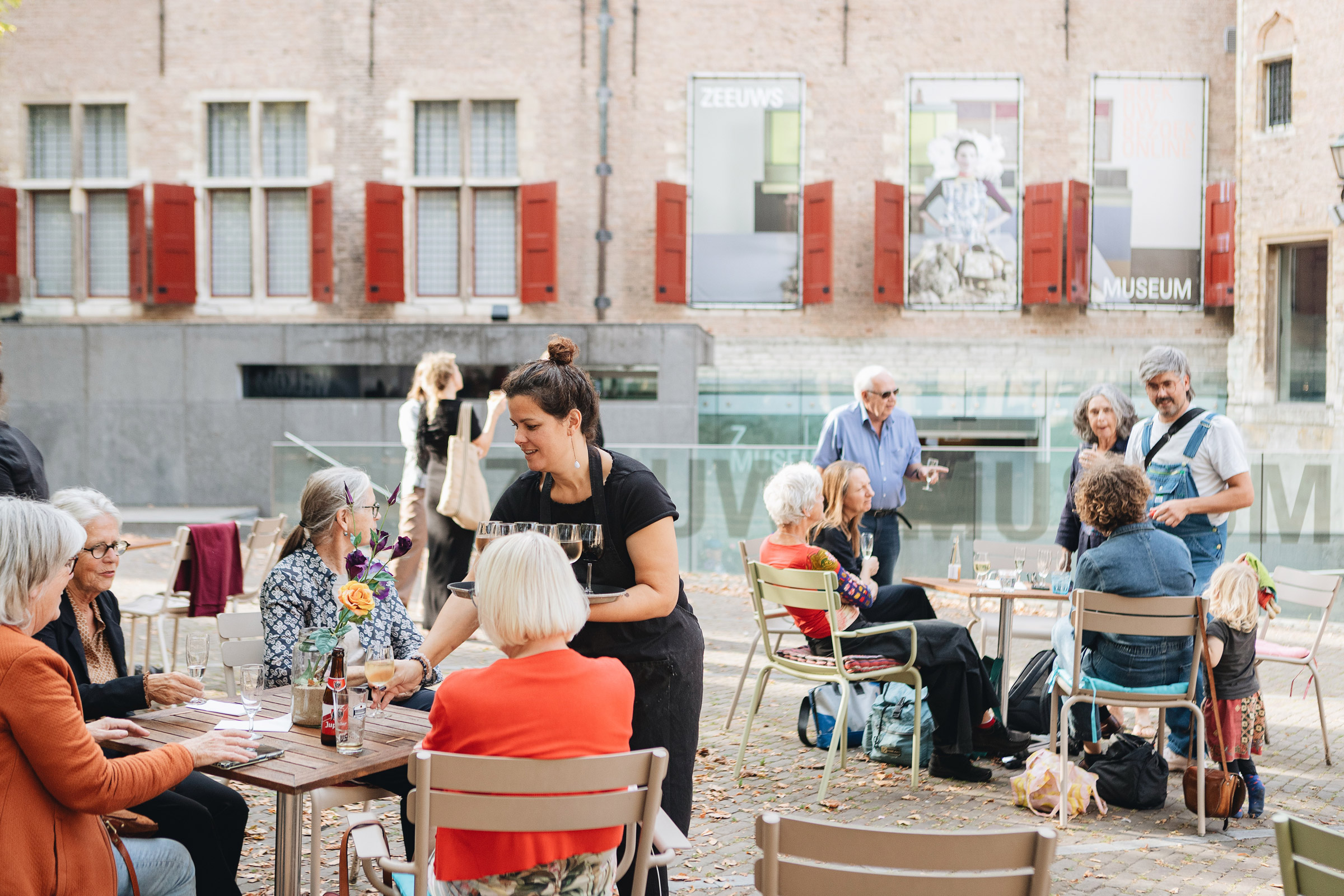 Terras van het Zeeuws Museumcafé
