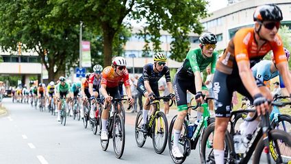 Wielrenners in Ede