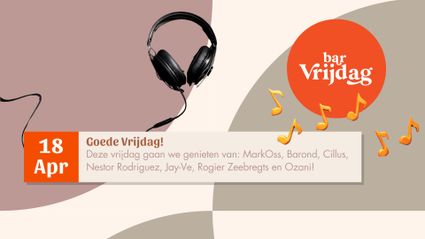 Poster Goede Vrijdag bij Bar Vrijdag