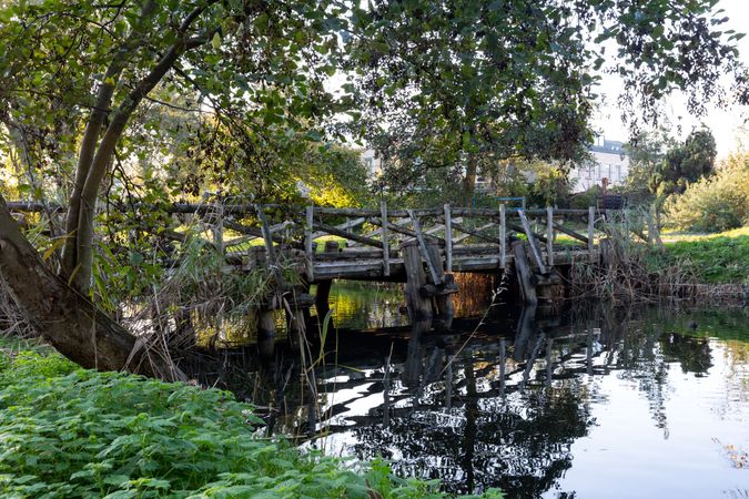 Reconstructie Kanaal van Corbulo en Romeinse brug in Leidschendam