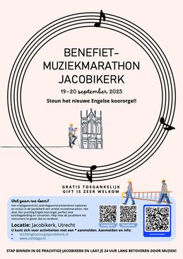 Muziekmarathon: Benefietconcert voor het Mendelssohnorgel