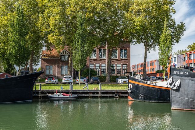 Historische haven van het Schippersdorp in Nieuwegein
