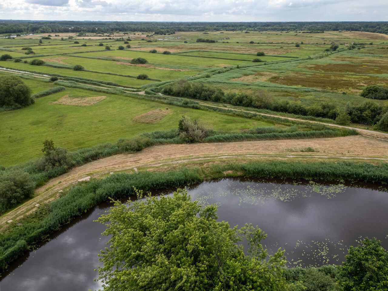 Drone foto van Het Bossche Broek