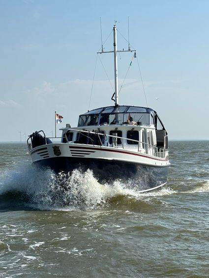 Op het Wad onderweg van Texel naar Harlingen