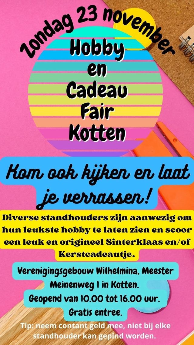 Hobby en cadeaufair | Wilhelmina Kotten