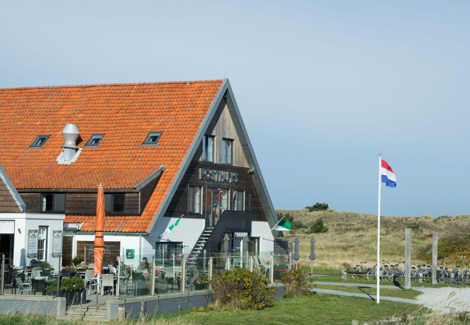 posthuys Vlieland grijzige lucht