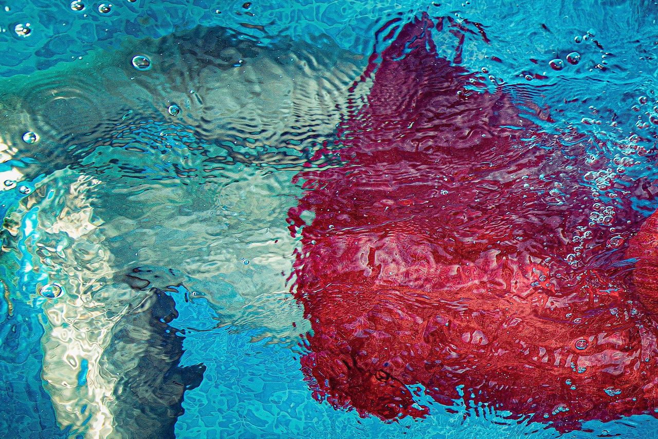 Foto water en structuur tbv expositie Beeldenstorm