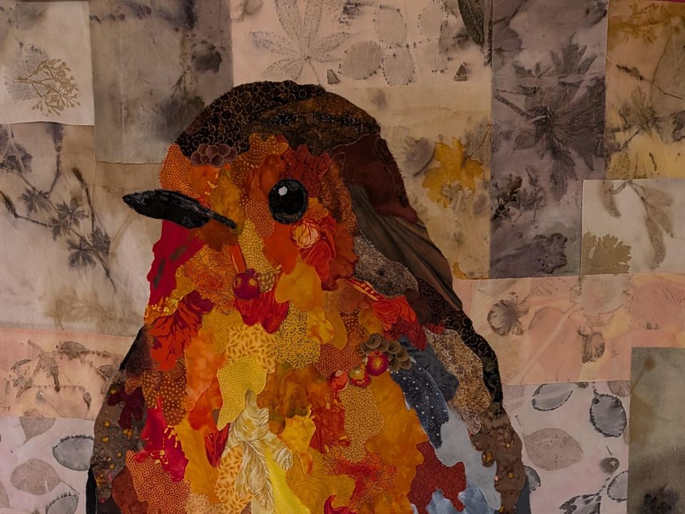 Roodborstje - ontwerp Riemke Jansen, gemaakt door Roelina van der Vlugt