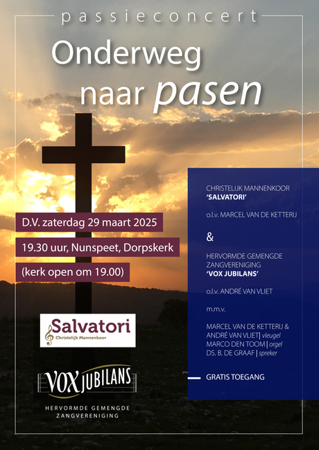 Nunspeet Poster Passieconcert 2025