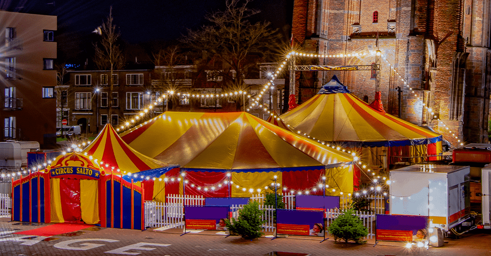 Kerstcircus Sander & Friends tijdens de kerstvakantie in Sneek