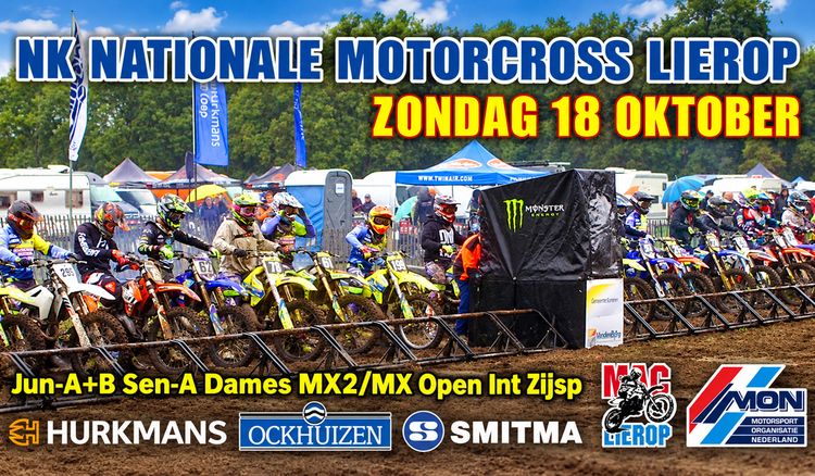 Start NK Nationale Motorcross Lierop