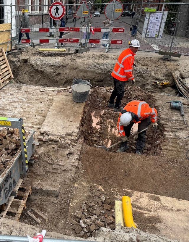 Restaurateurs aan het werk