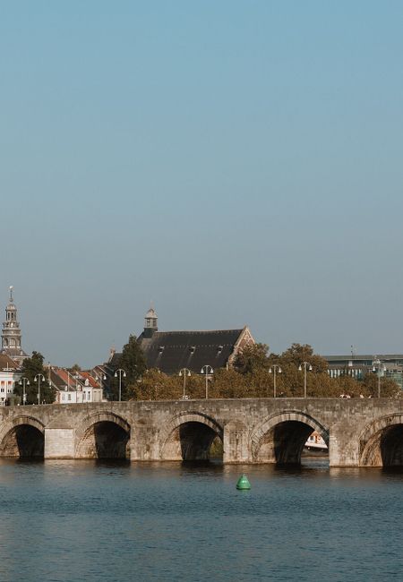 St. Servatius Brücke Maastricht Skyline Innenstadt