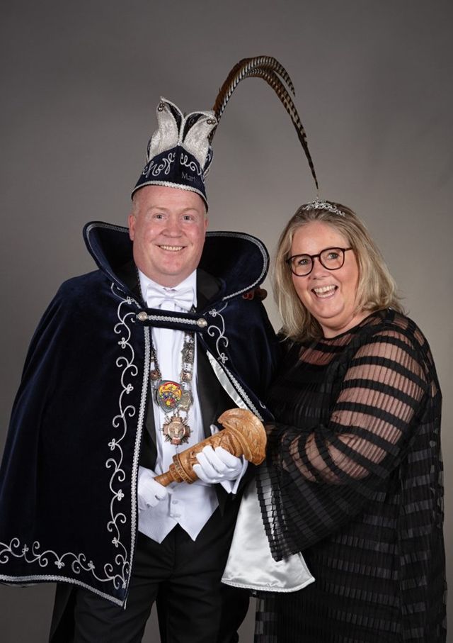 Prinsenpaar Martijn en Karina