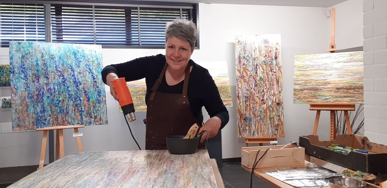 Nicole van Oss, atelier