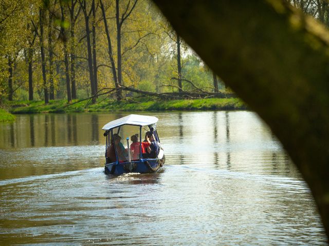 Een bootje in De Biesbosch