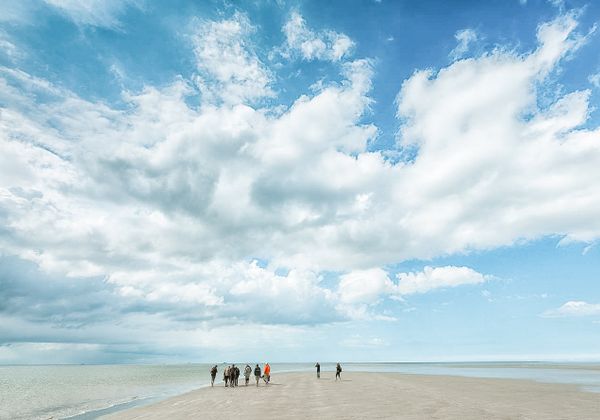 Tour de Wadden Beach clean up