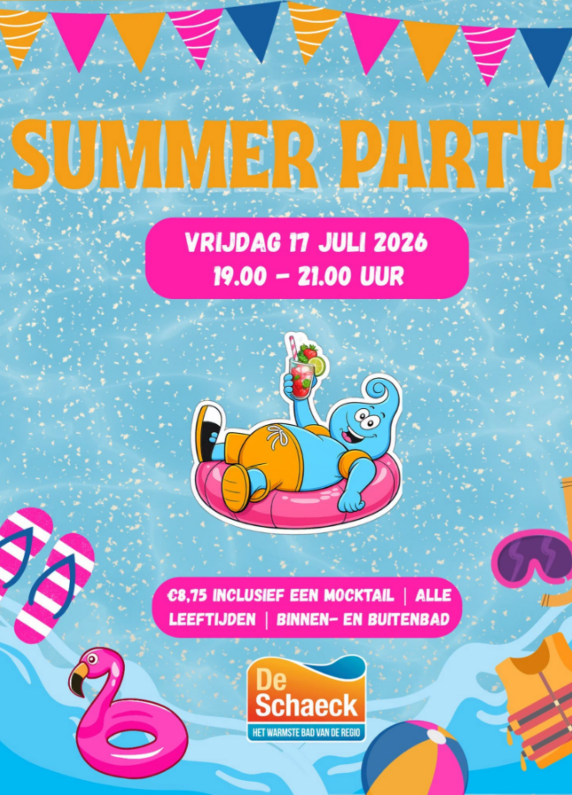 Summer Party bij zwembad De Schaeck in Twello