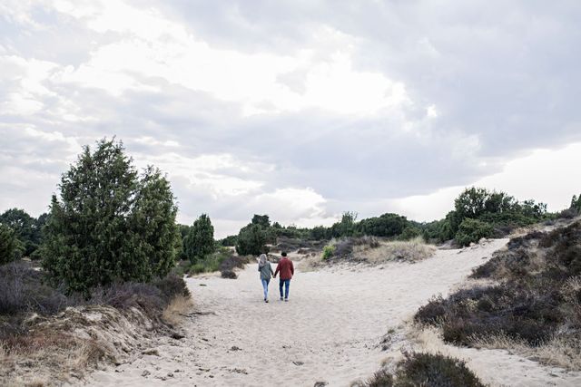Mantingerzand - wandelen over de zandvlakte in Drenthe