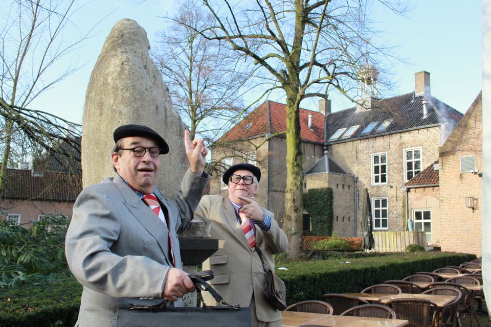 Collega en Collega bij het Abrahambeeld